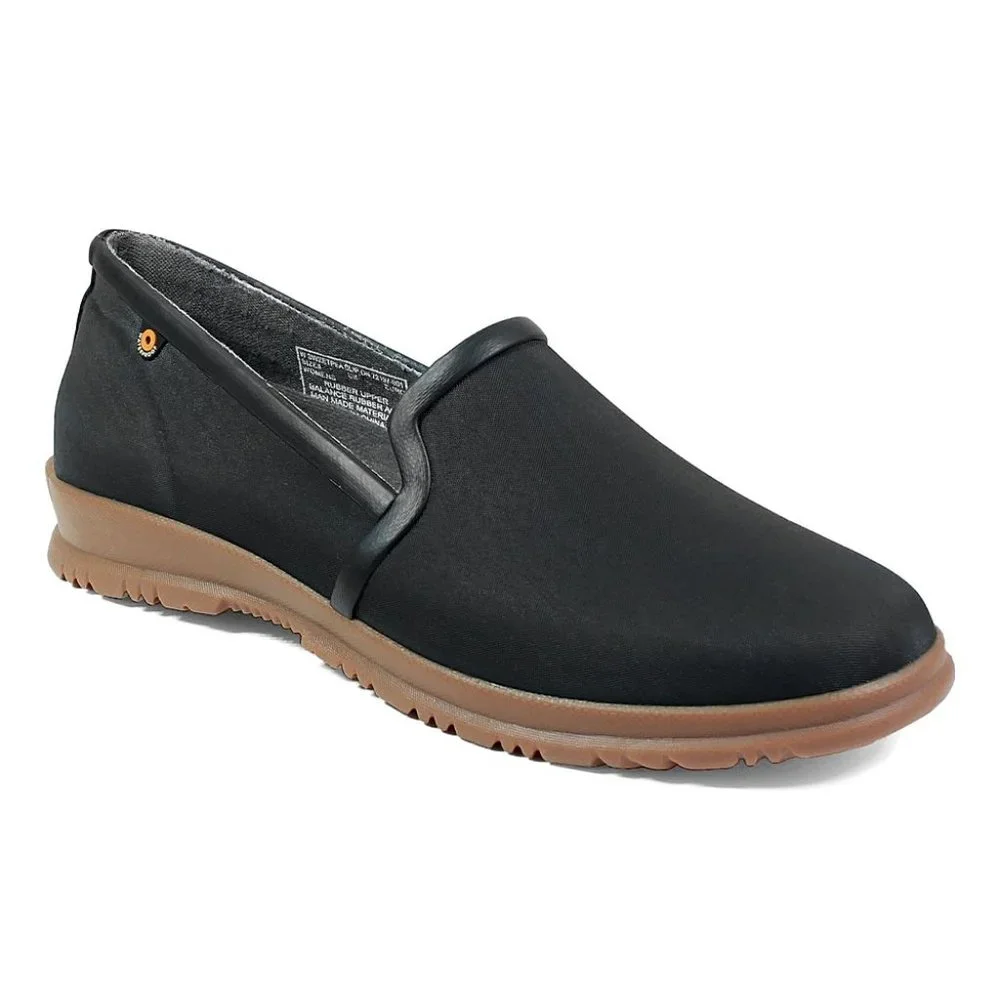 BOGS Women's Sweetpea Slip on Rain shoe loafer Women 7 black